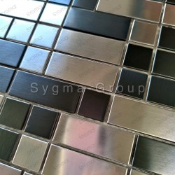 Metall Edelstahlfliese für Küchenwand oder Badezimmer modell VIGO