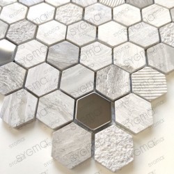 Mosaikstein Hexagon Fliesen Boden oder Wand BELLONA BEIGE
