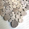 Marmorstein Kieselmosaik für Duschboden oder Badezimmerwand NEFERTI