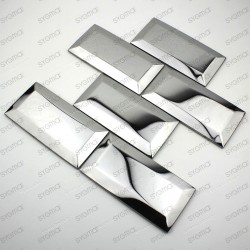 Stahlspiegelfliese für Küchenwand METRO MIROIR