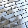 Fliesen und Mosaik aus Aluminium für Küchen und Badezimmerwände ATOM